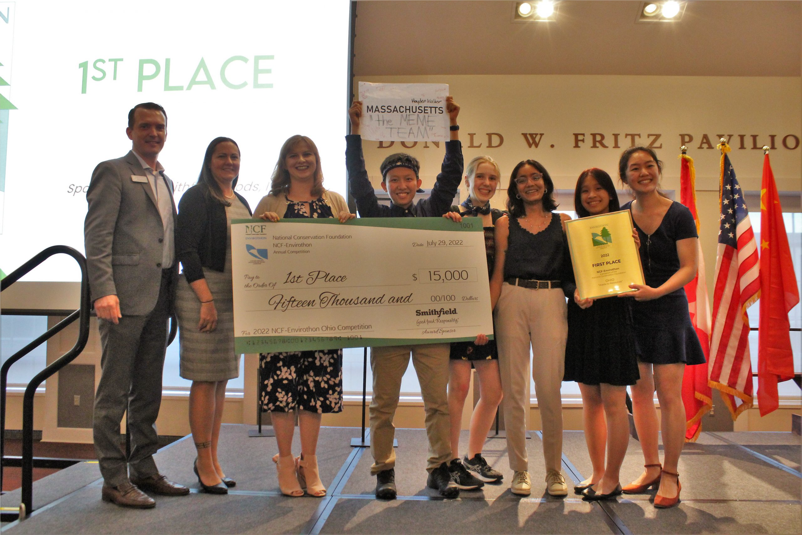 Congratulations to Lexington Envirothon Team named Champion of the 2022 National Conservation Foundation ENVIROTHON Event!