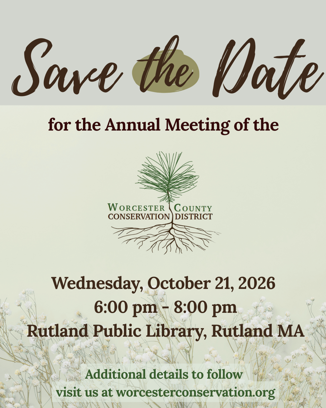 Save the Date for Annual Meeting 2026